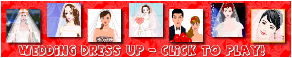 wedding dress up games